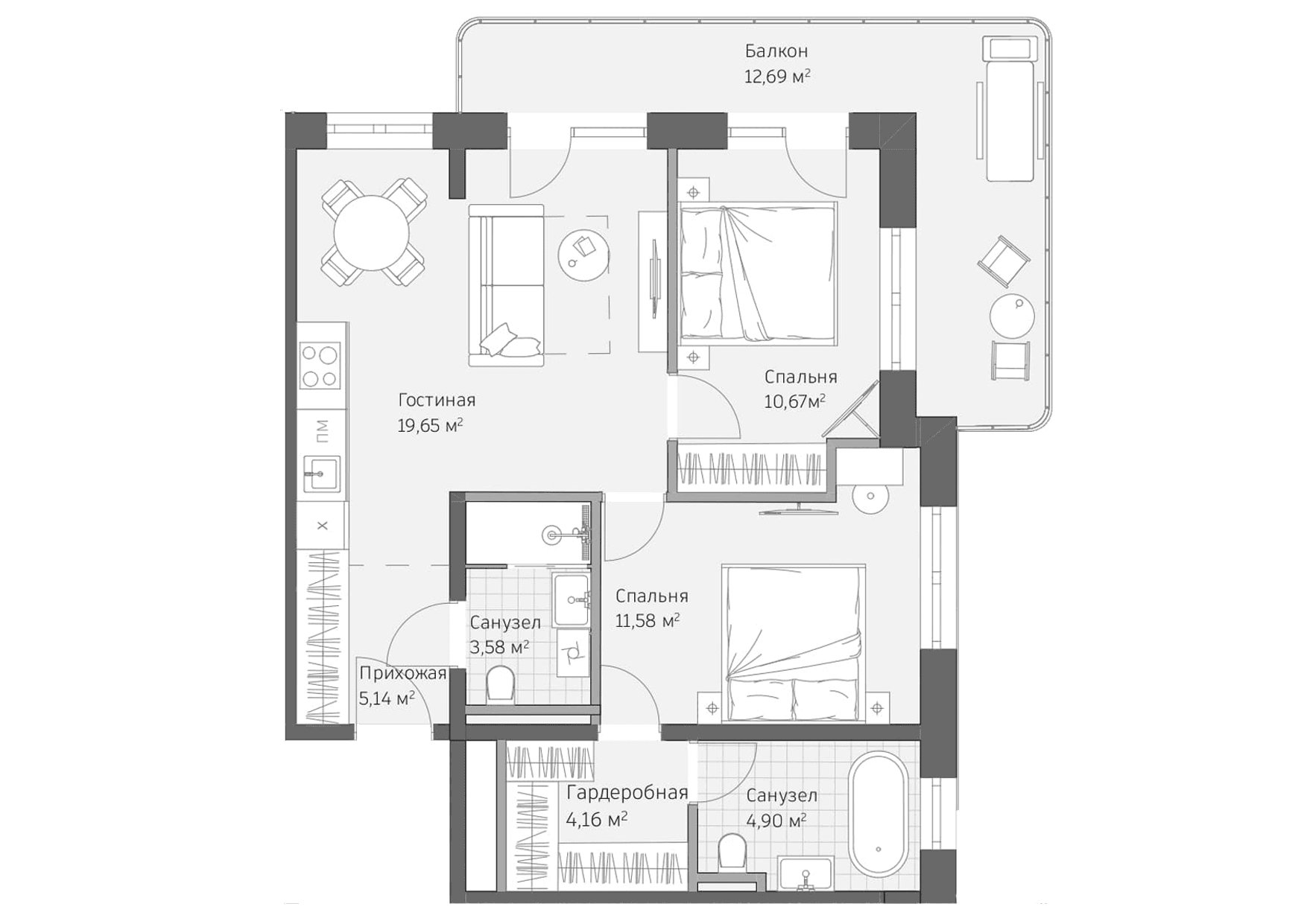 flat plan