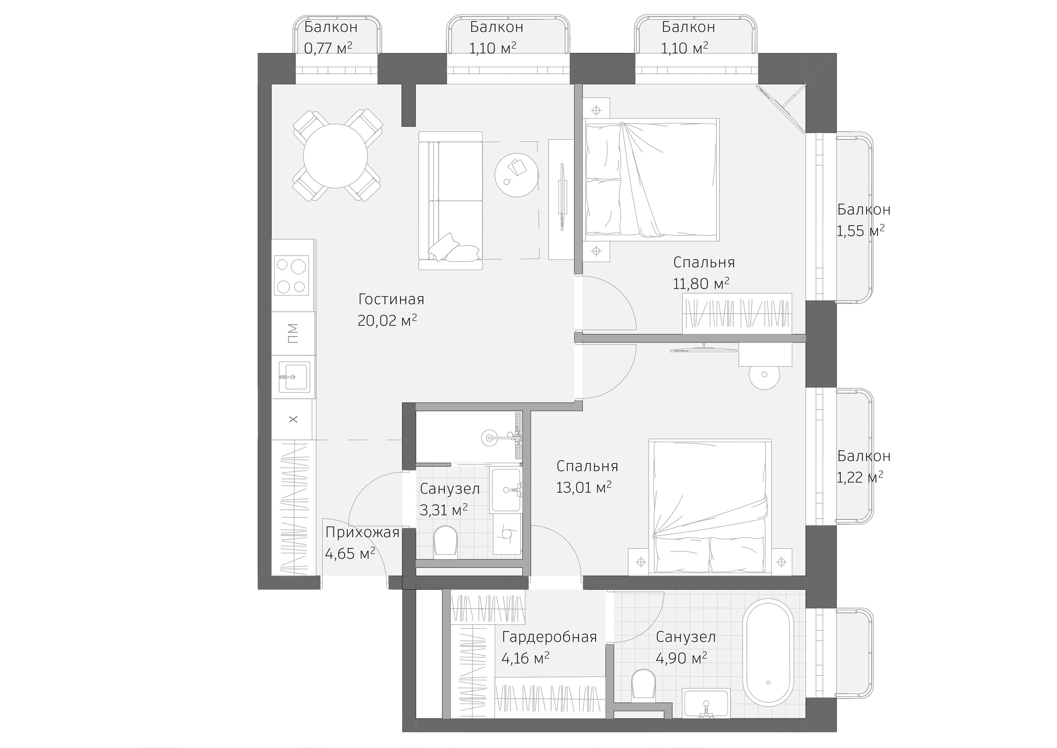 flat plan