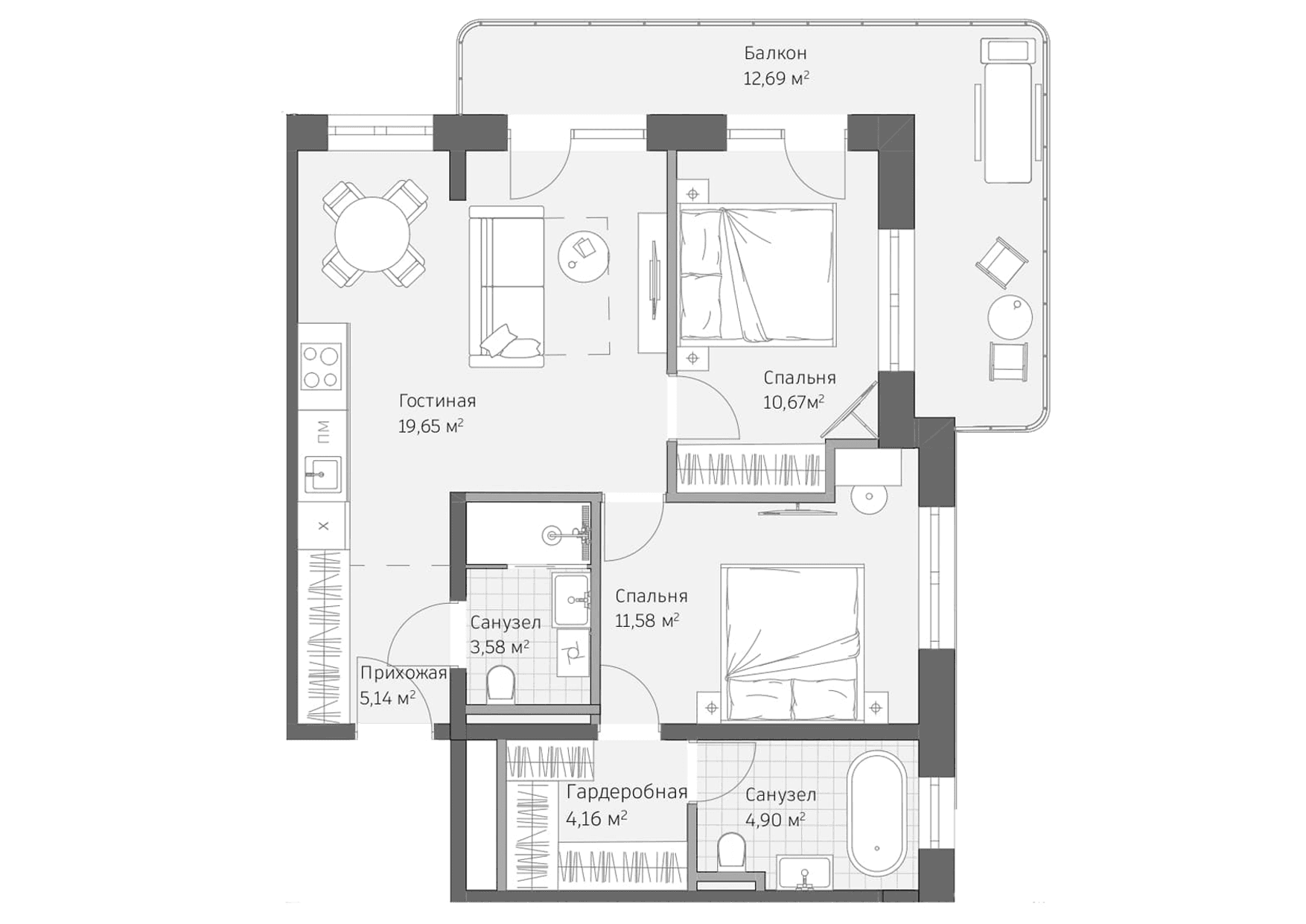 flat plan