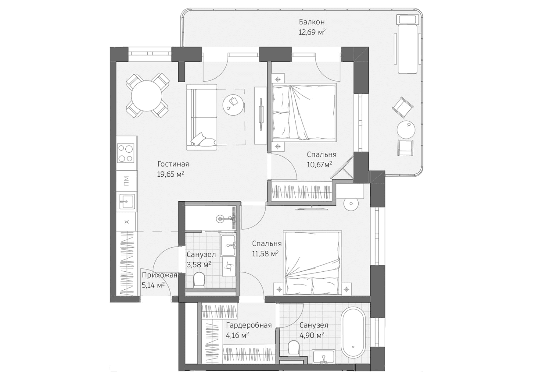 flat plan