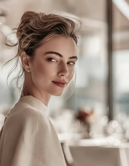 Фото сделанное в красивом ресторане