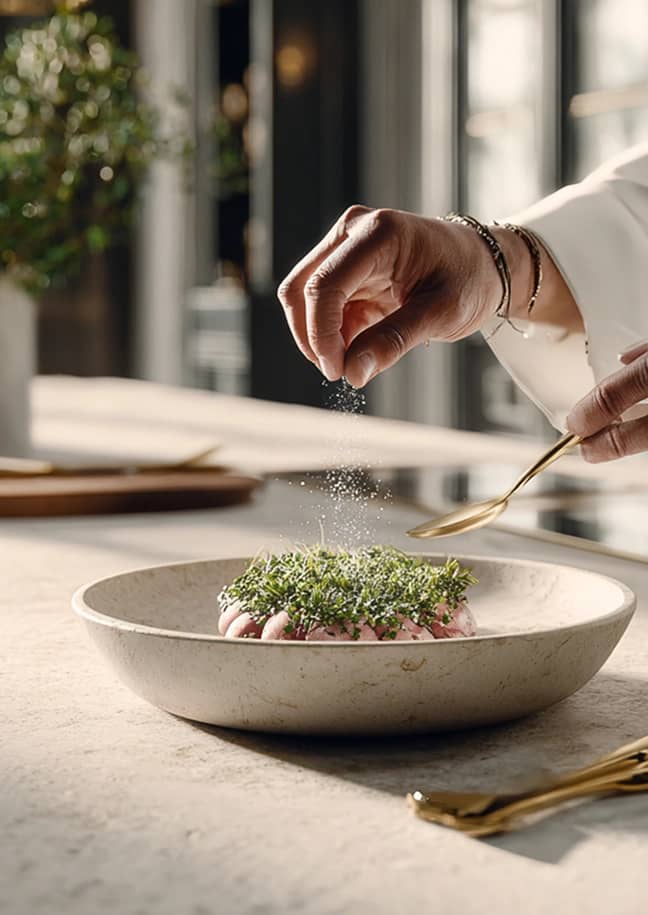 Фото сделанное в красивом ресторане