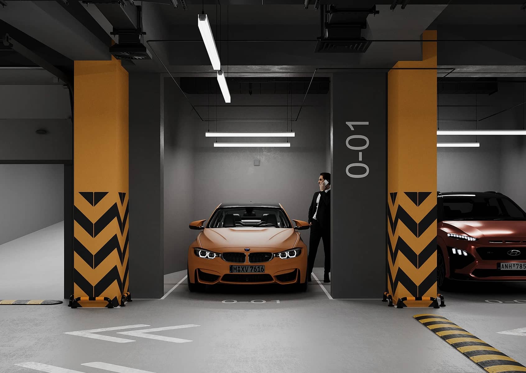 Подземный паркинг